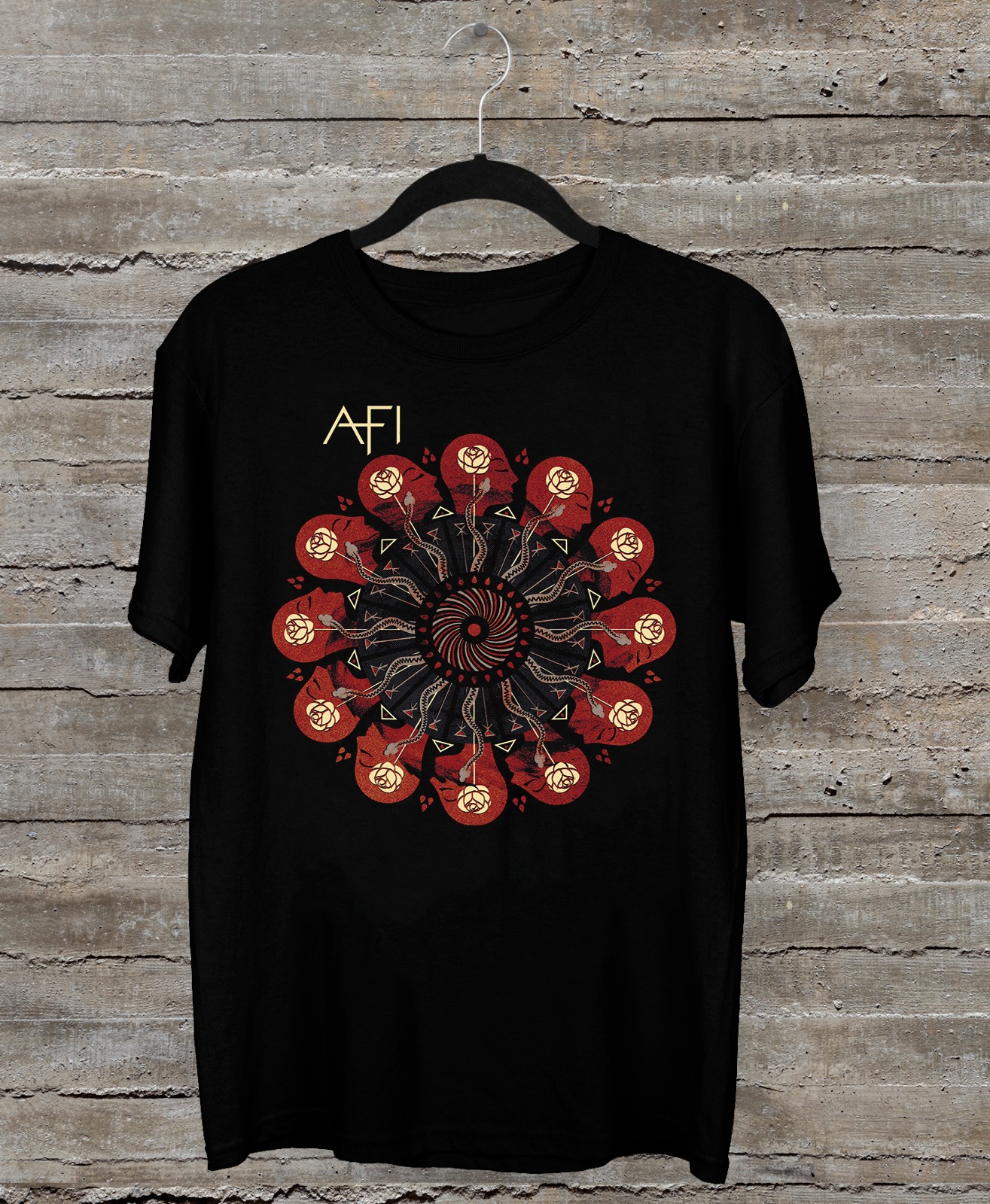 Rare Collection AFI Cotton Black Unisex T-Shirt