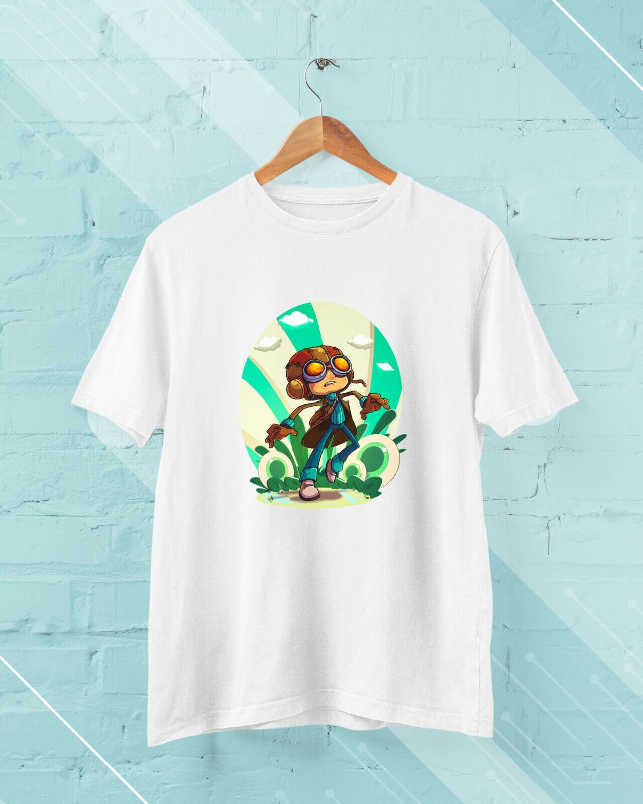 Razputin Aquato Artwork Game Psychonauts - Gamer Art Classic Unisex T-Shirt