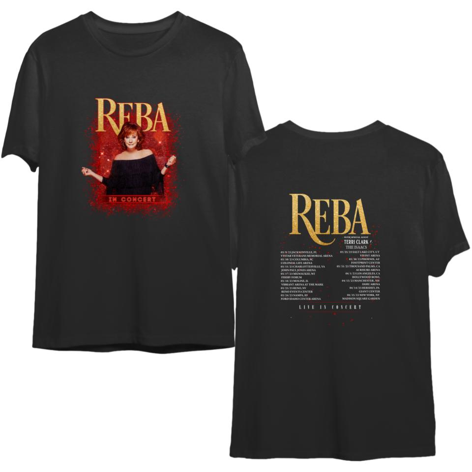 Reba McEntire Shirt, Reba McEntire Live In Concert 2023 Tour