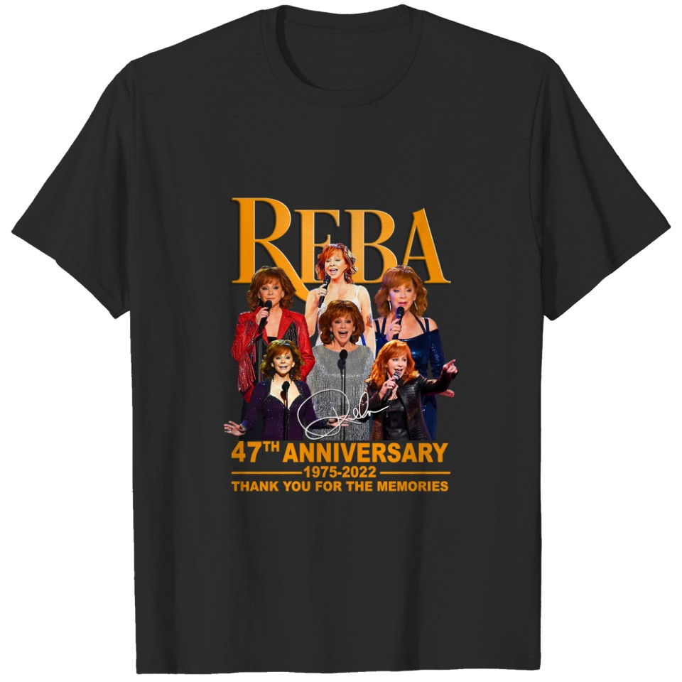 Reba Mcentire 47Th Anniversary Thank You Signatures Shirt, Reba Mcentire Shirt