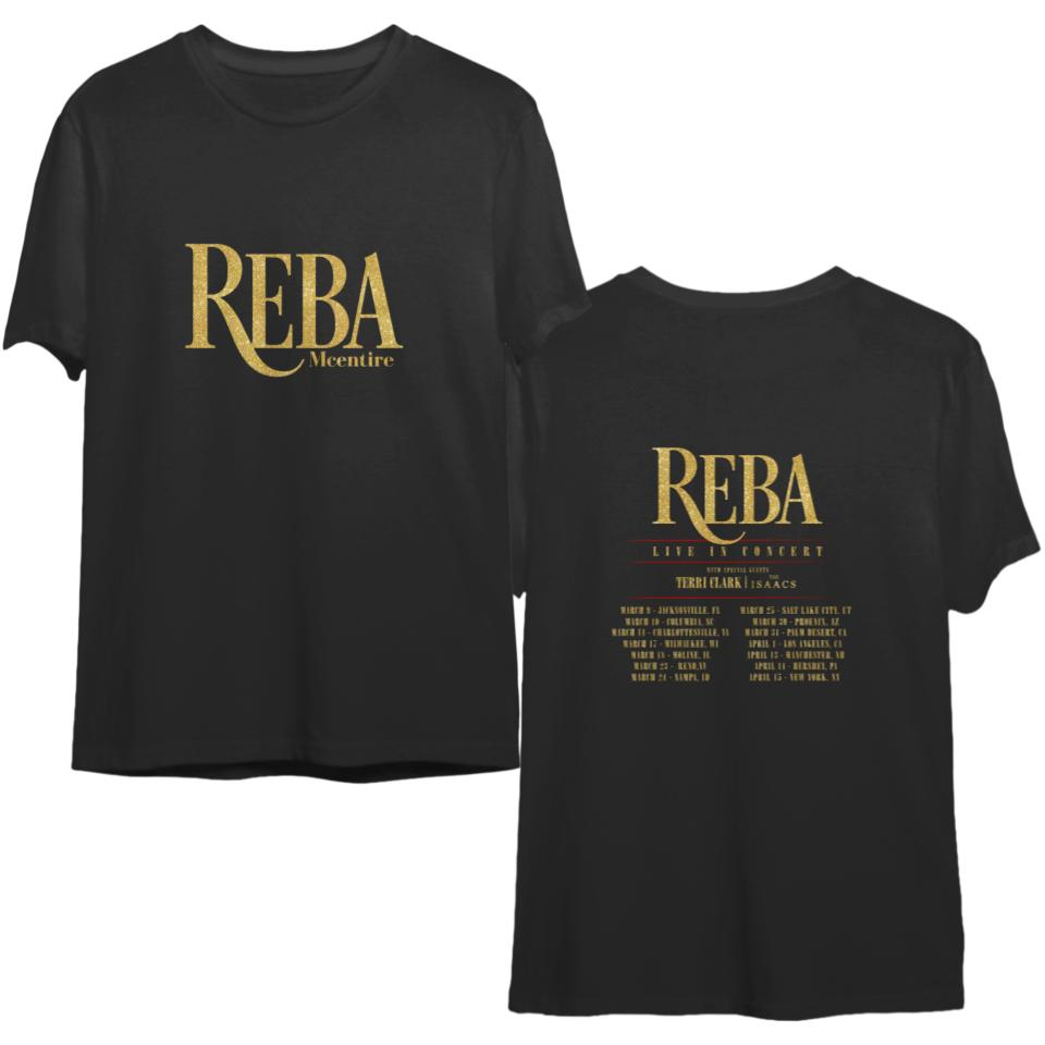 Reba Mcentire T-Shirt Country Music Tour 2023 Gifts for Fans, Reba Mcentire T-Shirt