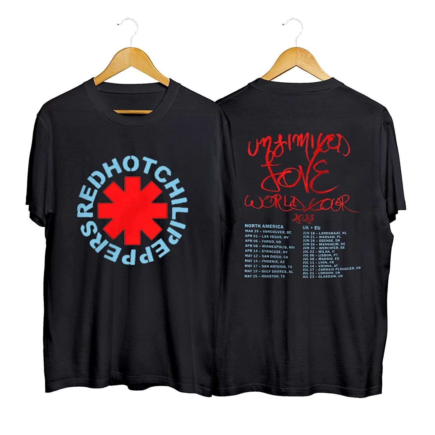 Red Hot Chili Peppers 2023 Tour Shirt, Red Hot Chili Peppers Shirt All size