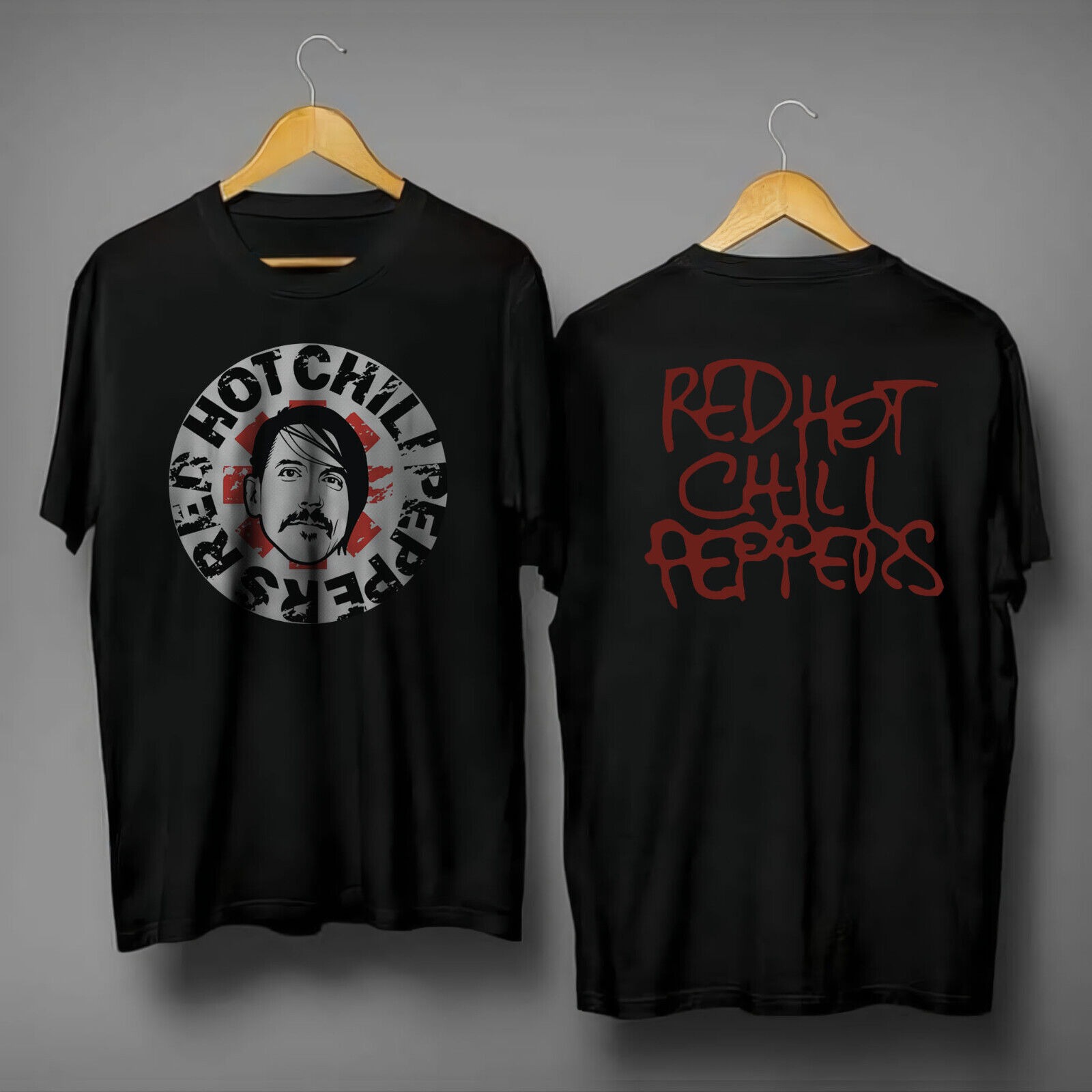 Red Hot Chili Peppers Vintage T-shirt logo Front Back