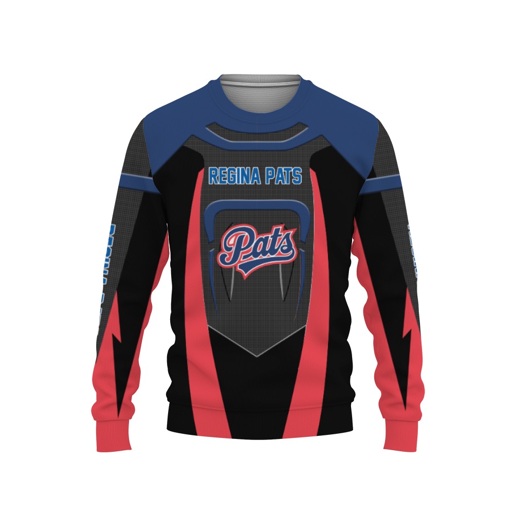 Regina Pats Champion Football Sport Spirit Team Shirt-3D Sweatshirt