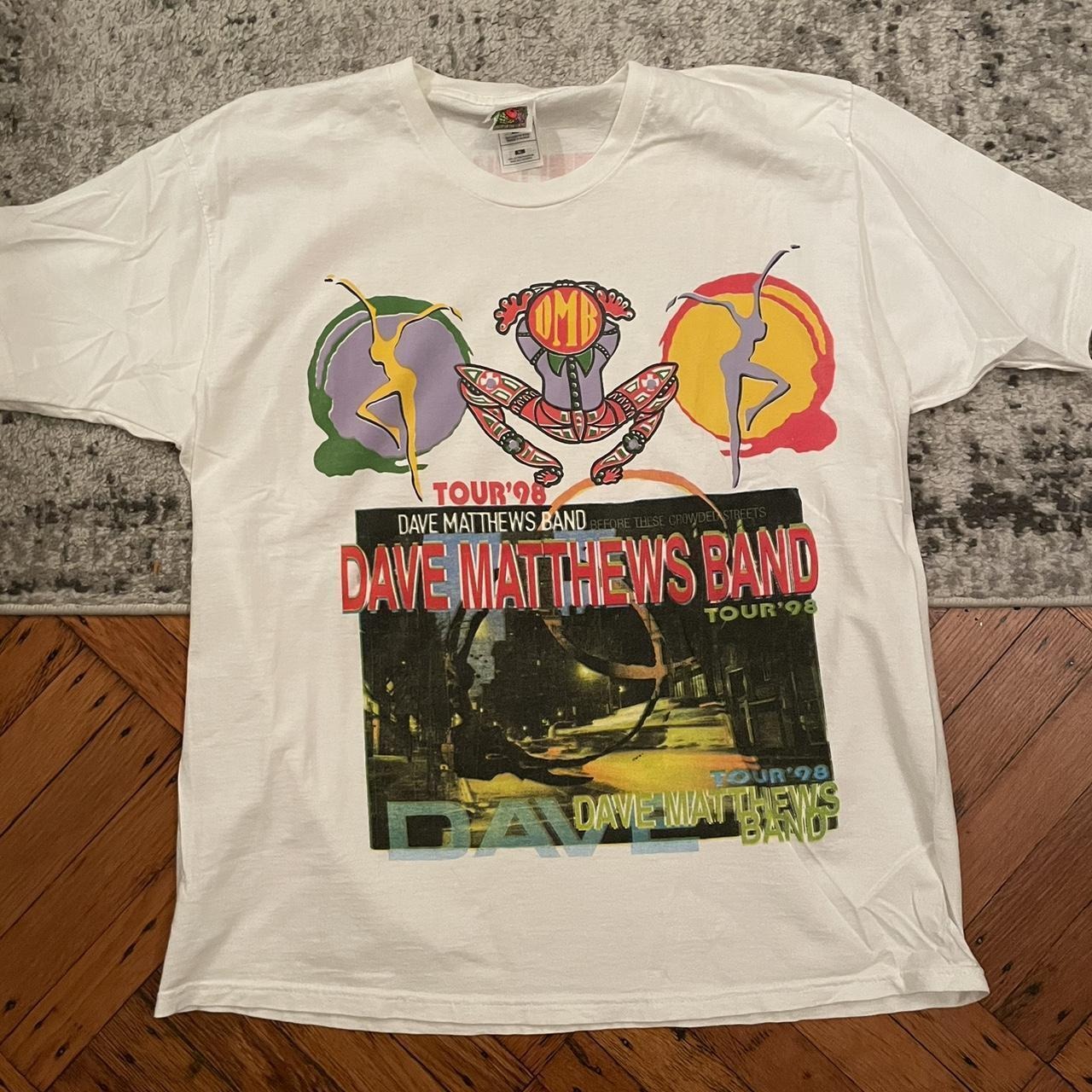 Reprint Dave Matthews Band Tour Shirt 1998 short sleeve T shirt cotton