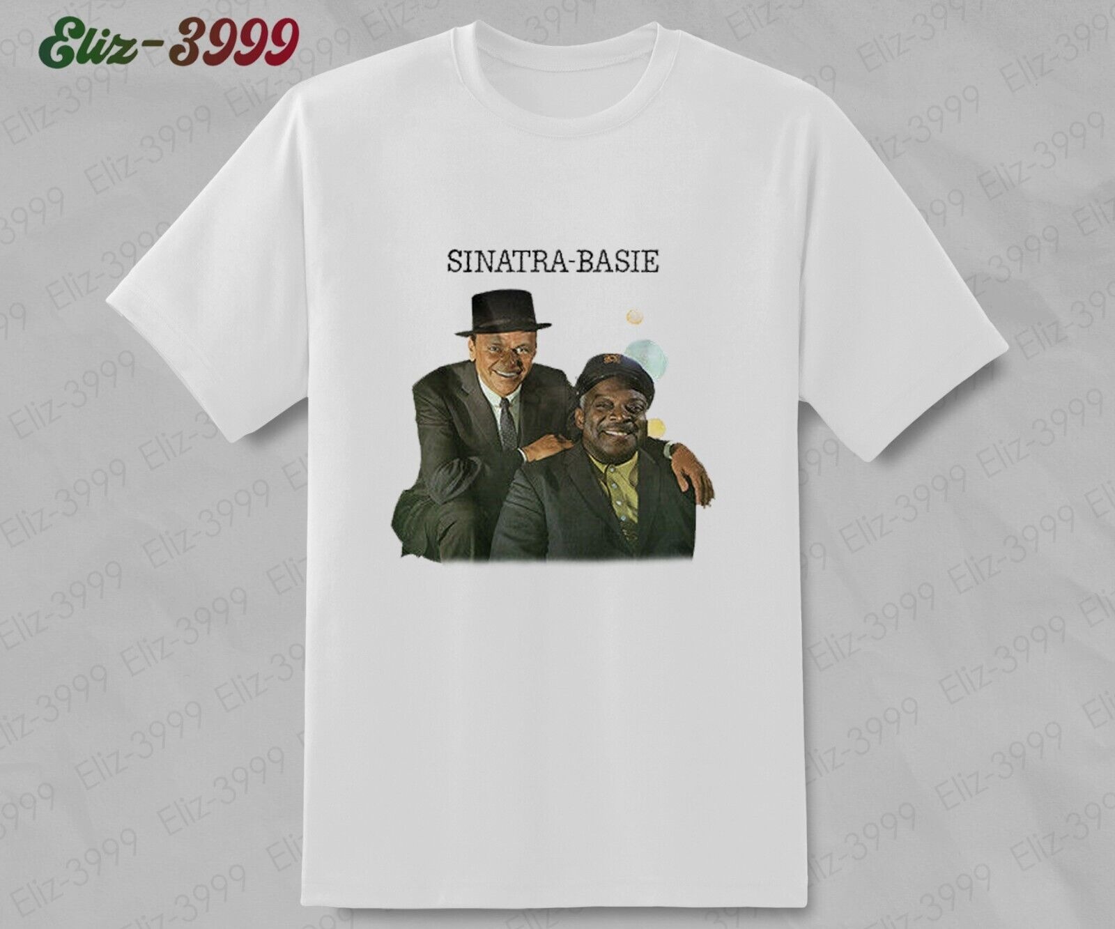 Retro Frank Sinatra SinatraÂBasie An Historic Musical First Count Basie T-Shirt