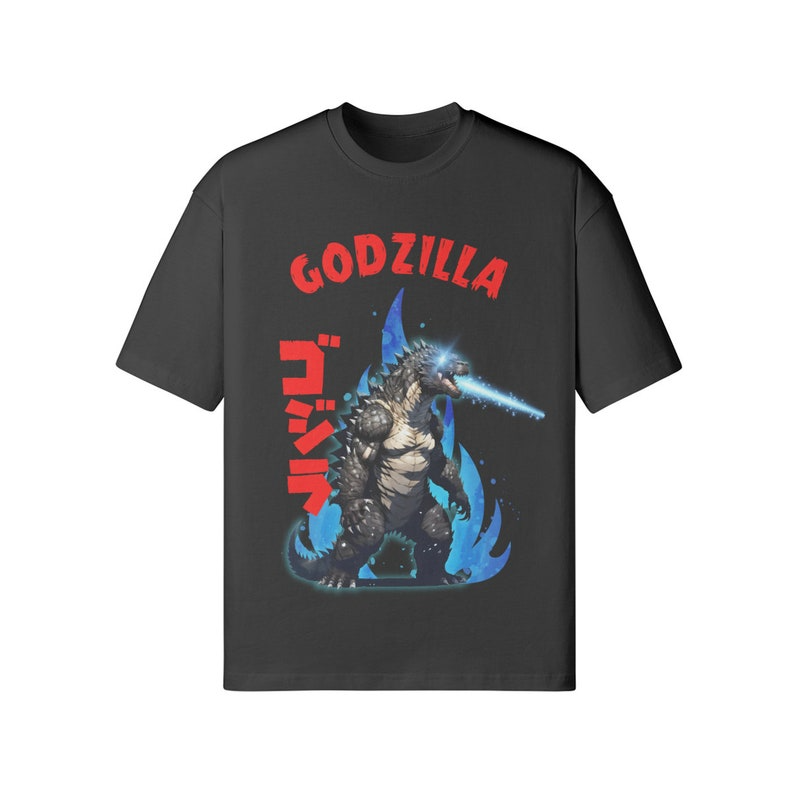 Retro Godzilla Oversized T-shirt NaVy