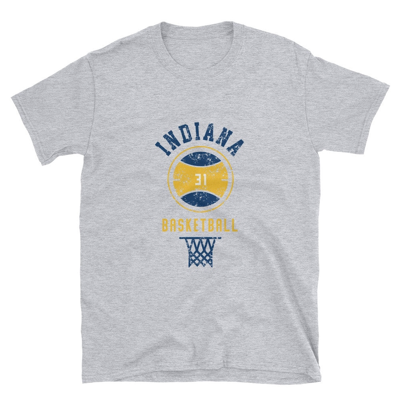 Retro Indiana Basketball Tee, Vintage, Short-Sleeve Unisex T-Shirt