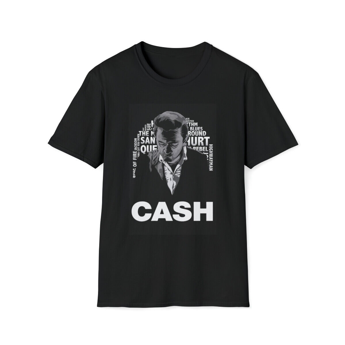 Retro Johnny Cash Unisex Soft-Style T-Shirt