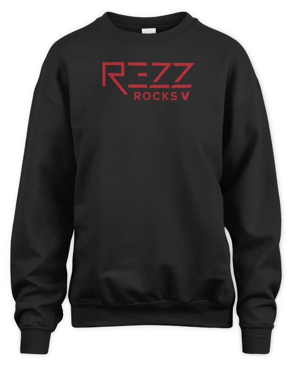 Rezz Merch Rezz Rocks V Logo Sweatshirt