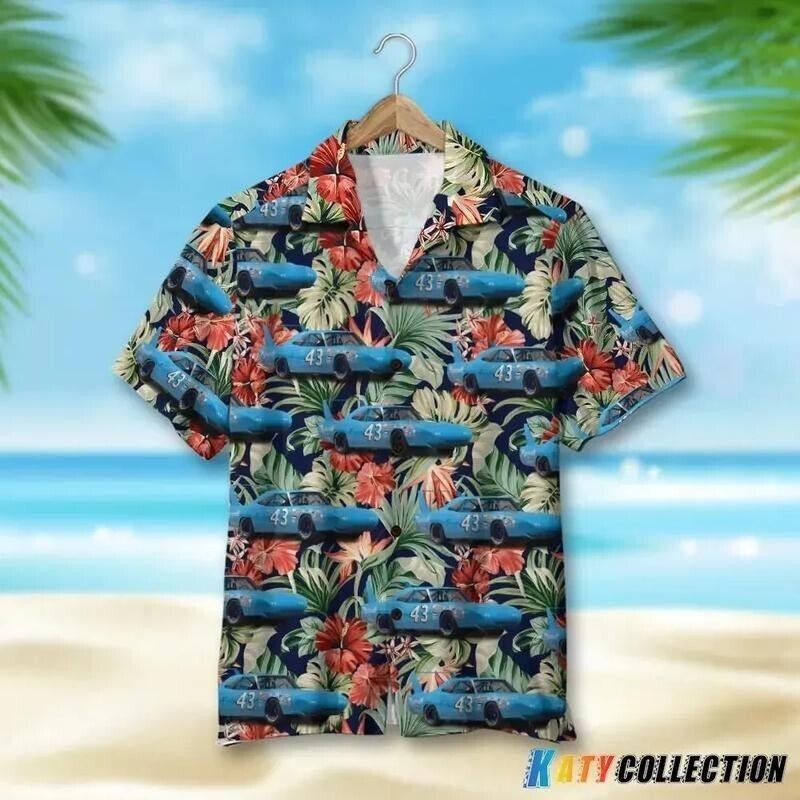 Richard Petty Number 43 Racecar Hawaiian Shirt, Gift For Men, S-5XL