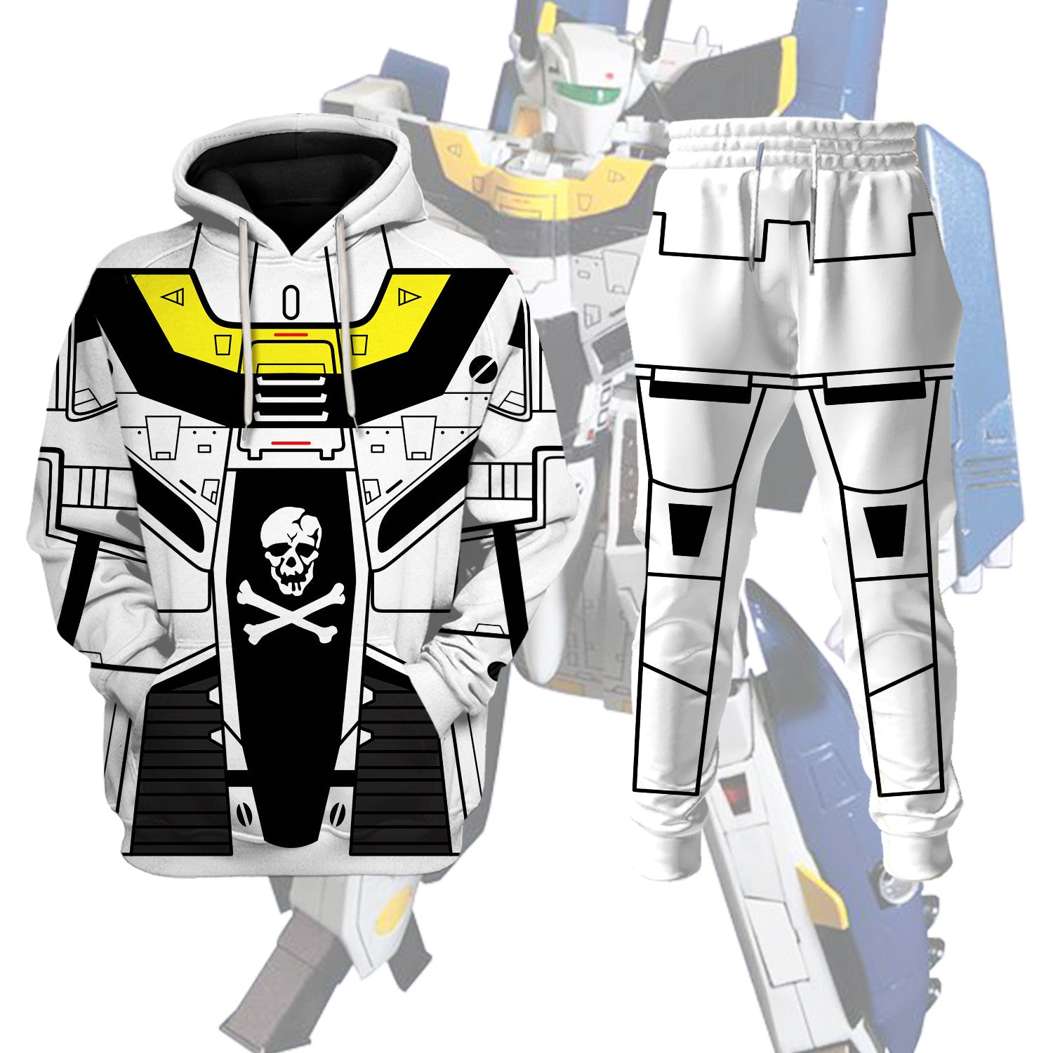 Robotech Skull One Valkyrie track suit 