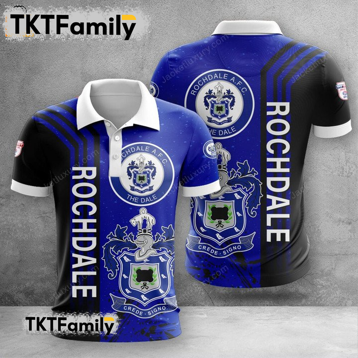 Rochdale AFC 3D Polo Shirt TKT Familys