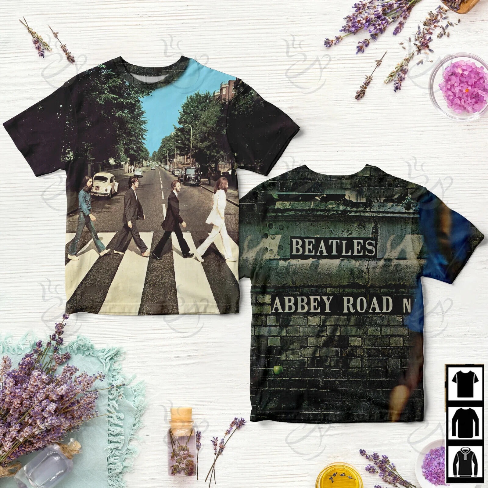 Rock Band The Beatles Abbey Road T-shirt, Music Lovers Size S-5XL, Gift For Fans
