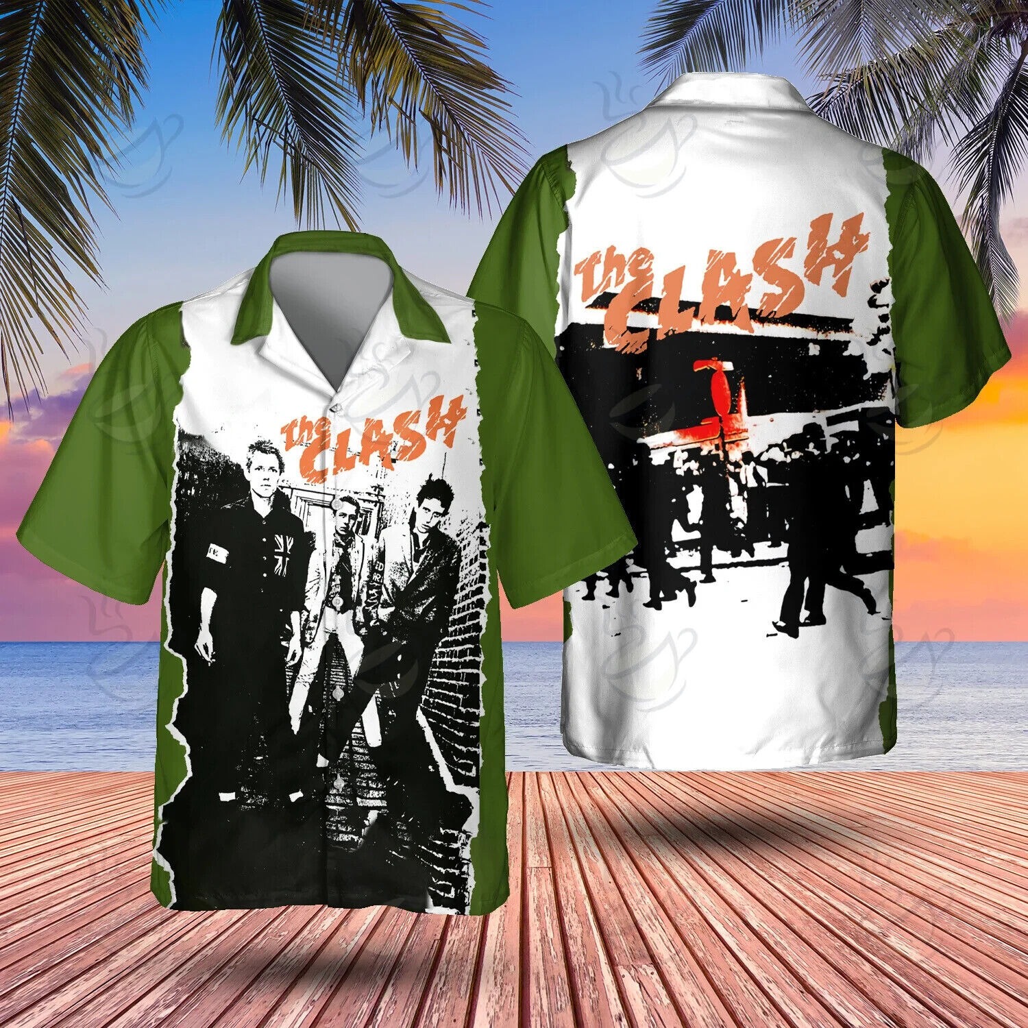 Rock Band The Clash Special Edition Hawaiian Shirt, S-5XL Size, Music Lovers