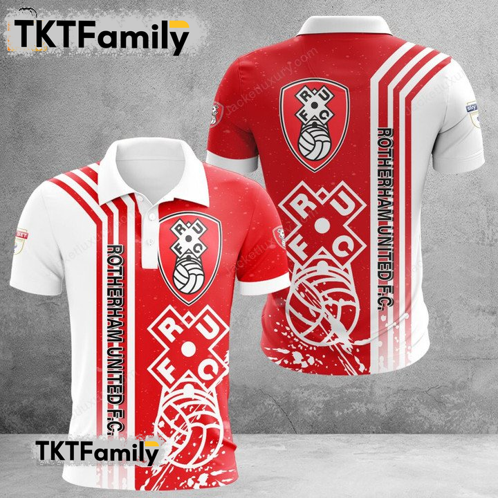 Rotherham United 3D Polo Shirt TKT Familys
