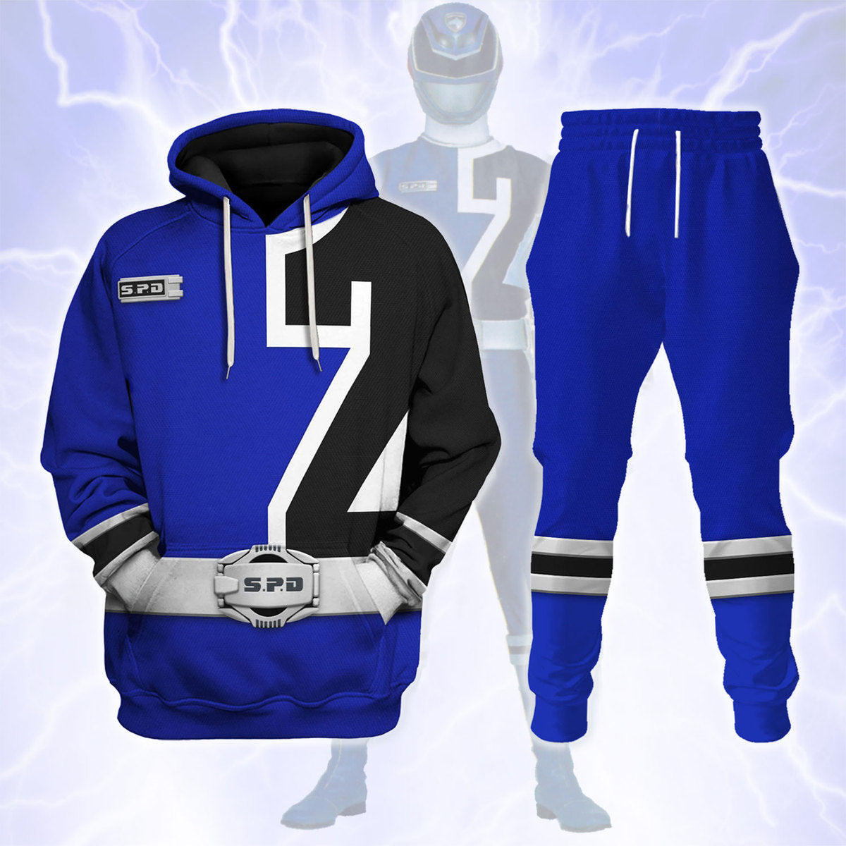 S.P.D Blue Ranger track suit 