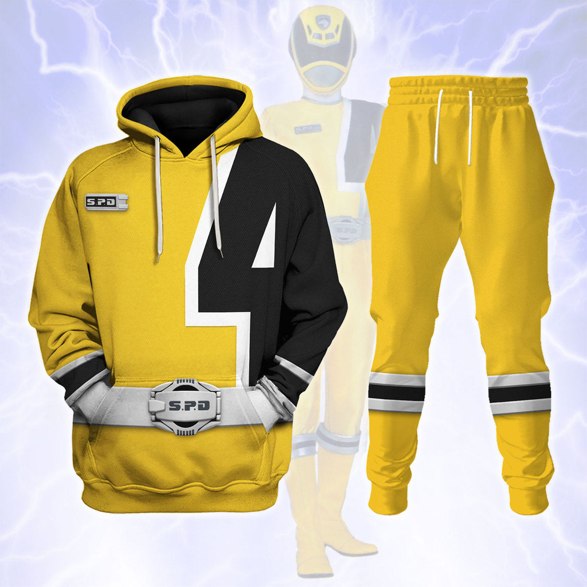 S.P.D Yellow Ranger track suit 