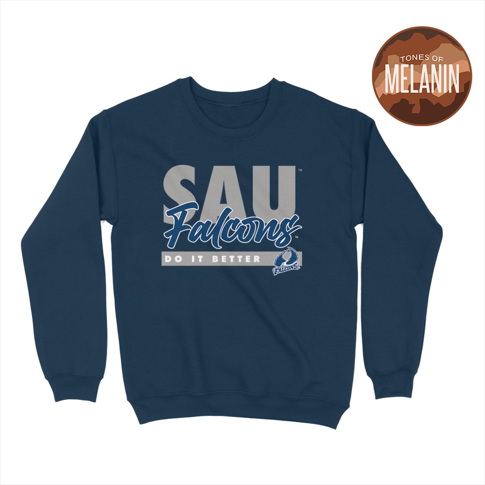 SAU FALCONS DO IT BETTER CLASSIC DESIGN SWEATSHIRT ROYAL COLOR