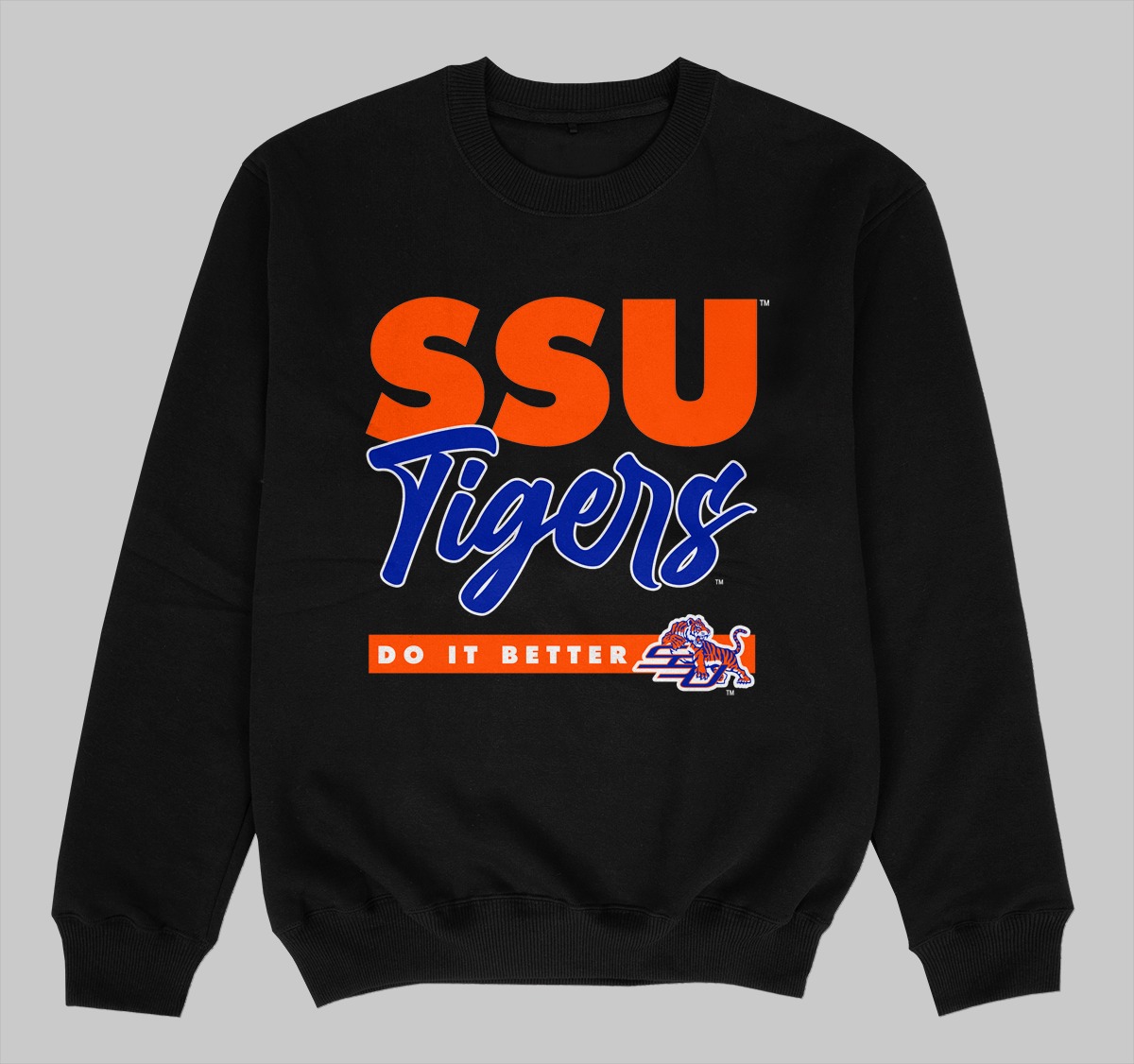 SAVANNAH STATE DOES IT BETTER SWEATSHIRTS BLACK COLOR