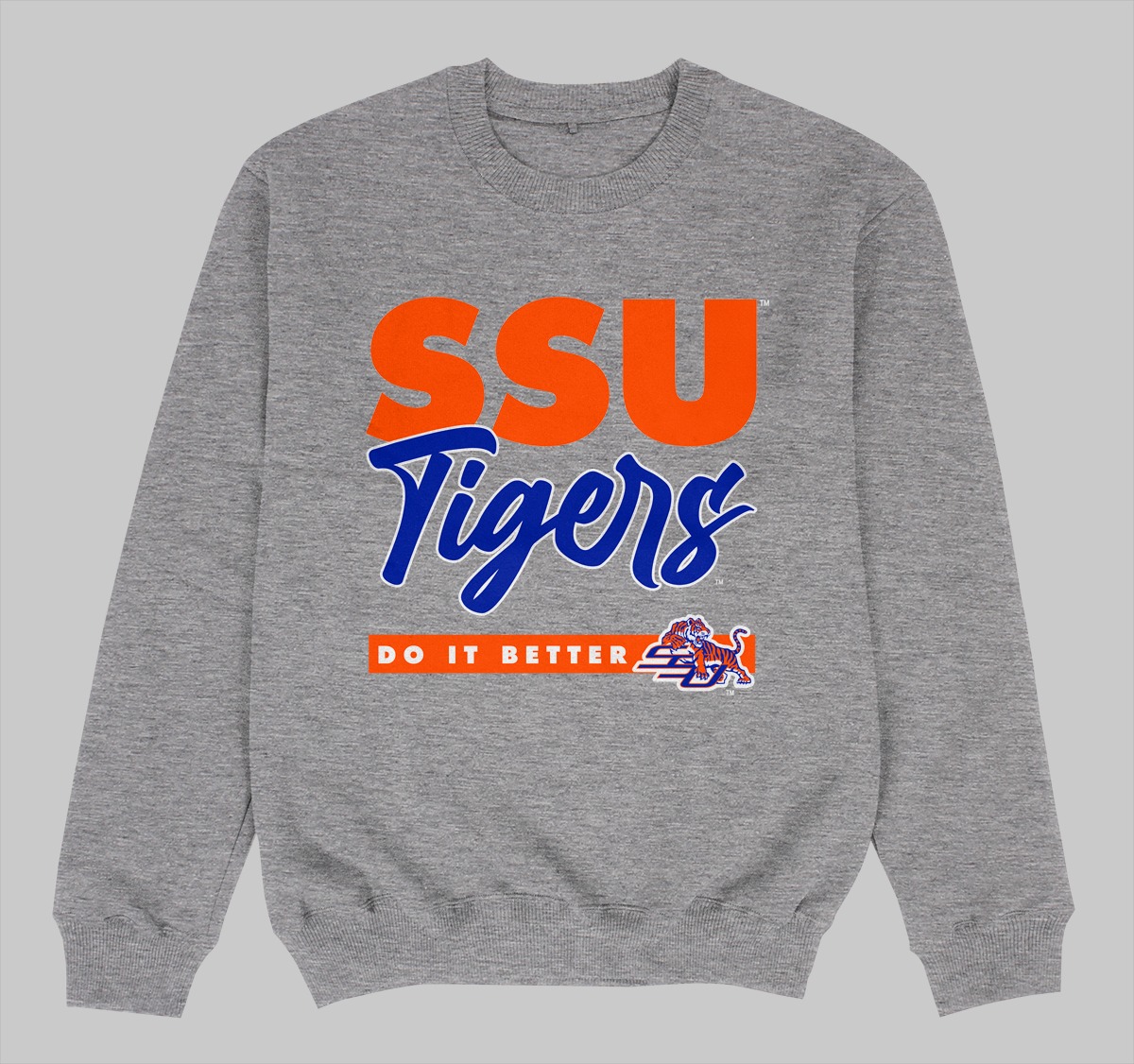 SAVANNAH STATE DOES IT BETTER SWEATSHIRTS GREY COLOR