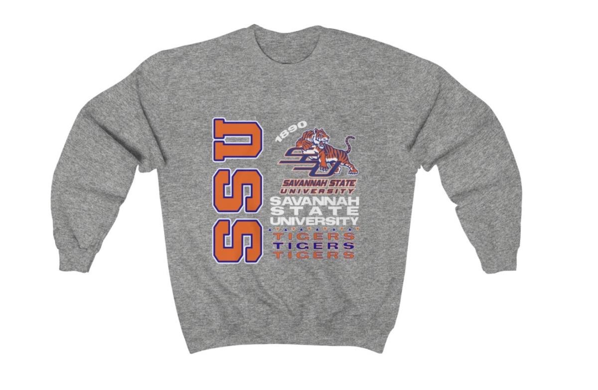 SAVANNAH STATE TOUR CREWNECK GREY COLOR