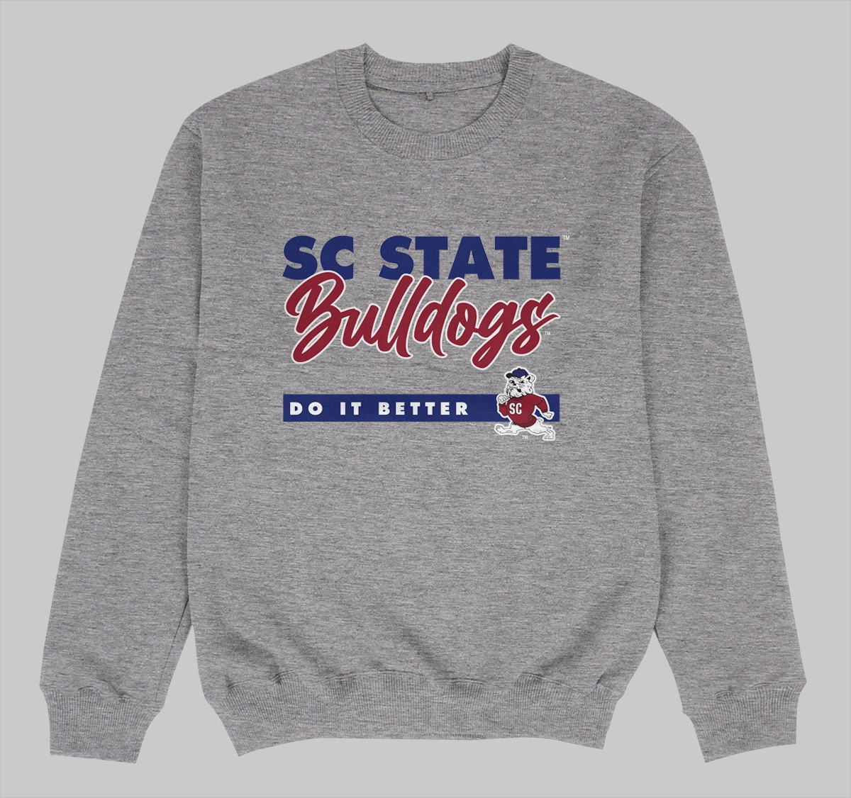 SC STATE DOES IT BETTER SWEATSHIRTS GREY COLOR