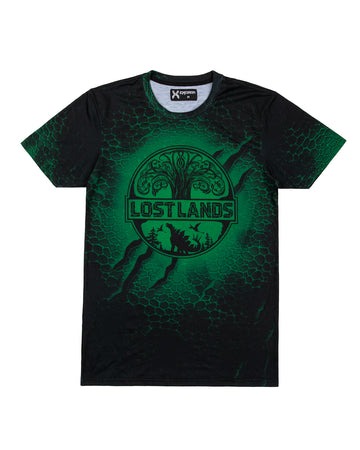 SCALES DYE SUB TEE (BLACK-GREEN)