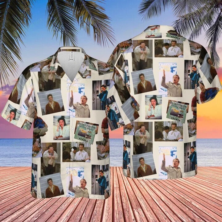 SEINFELD FAMOUS SCENES HAWAIIAN SHIRT, Birthday Gift Gift For Men, S-5XL US Size