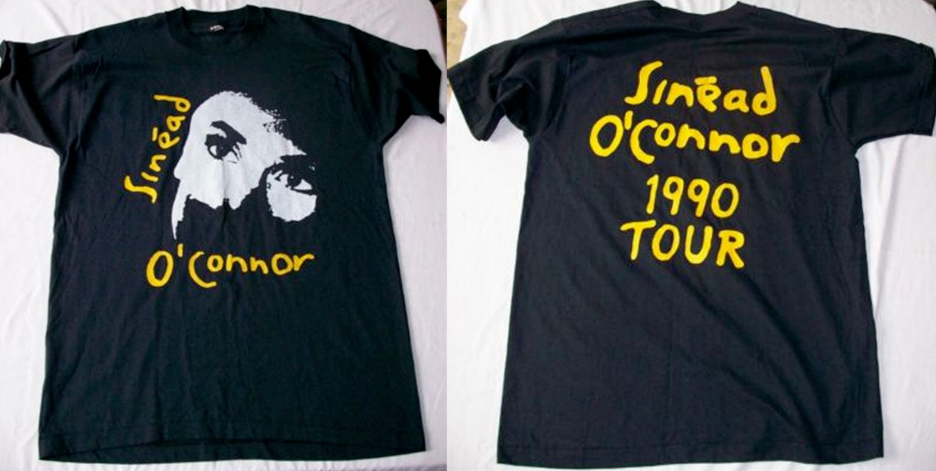 SINEAD O'CONNOR 1990 CONCERT TOUR TSHIRT