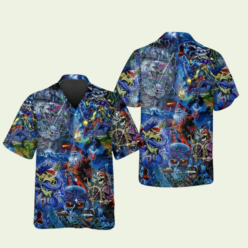 SKULL PIRATES HAWAIIAN SHIRT