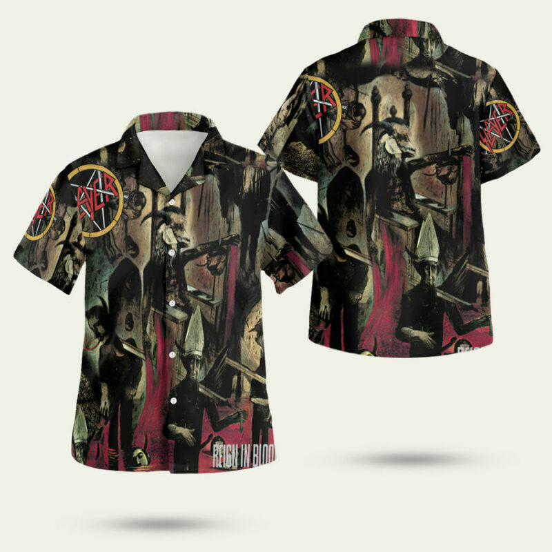 SLAYER ANGEL OF DEATH HAWAIIAN SHIRT