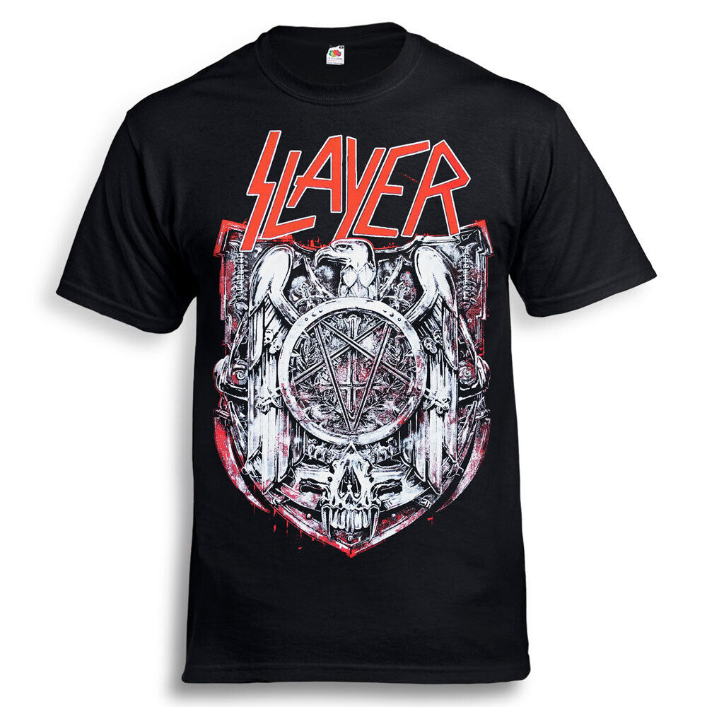 SLAYER Eagle with shield Black T-Shirt