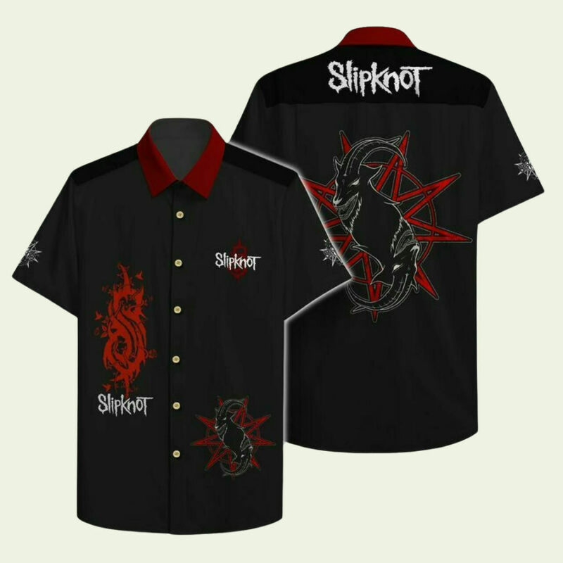 SLIPKNOT BAND FLOWER MEN ALOHA HAWAIIAN SHIRT