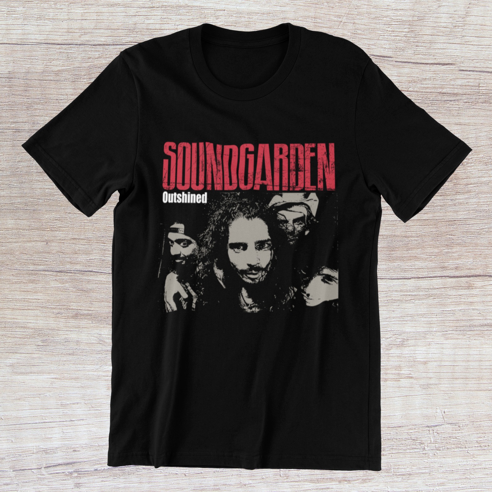 SOUNDGARDEN T-Shirt 90s American Alternative Rock Band on Ring Spun Cotton Tee