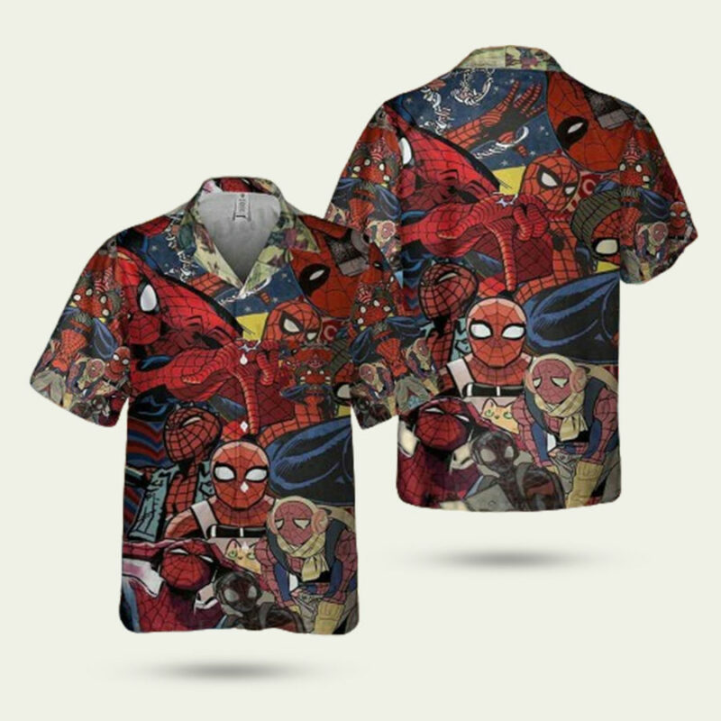 SPIDER MAN SUMMER VACATION HAWAIIAN SHIRT