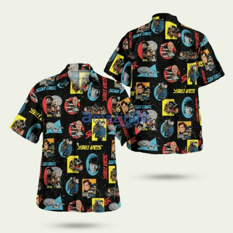 STAR TREK CHARACTERS HAWAIIAN SHIRT