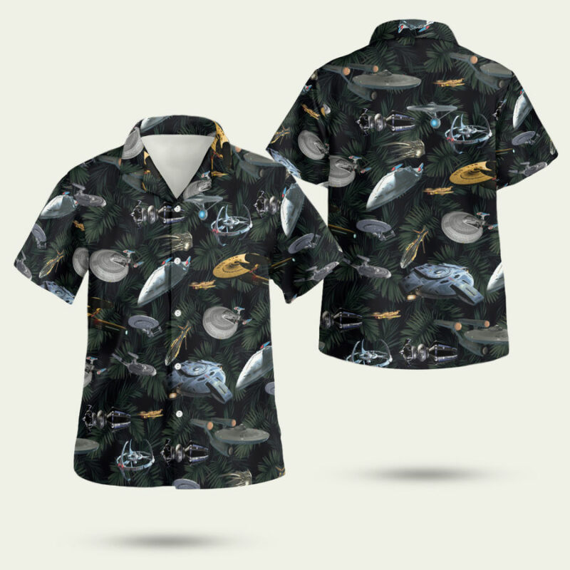 STAR TREK SPACESHIP HAWAIIAN SHIRT