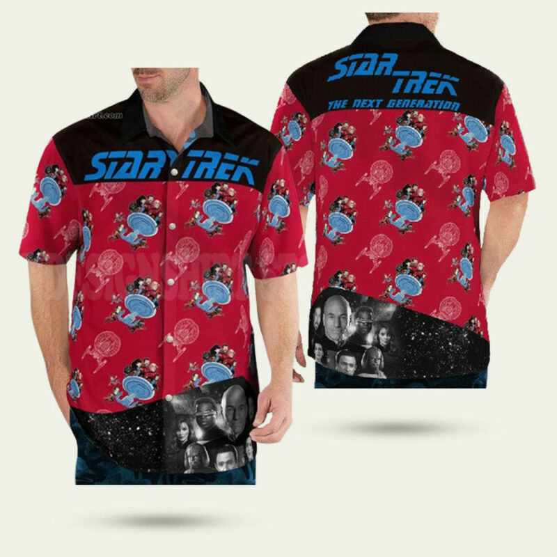 STAR TREK THE NEXT GENERATION HAWAIIAN SHIRT