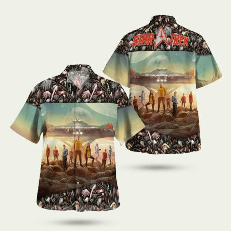 STAR TREK TROPICAL PALMS HAWAIIAN SHIRT