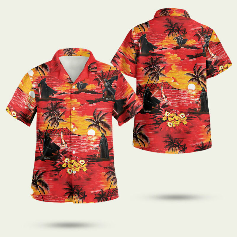 STAR WARS DARTH VADER SUNSET HAWAIIAN SHIRT