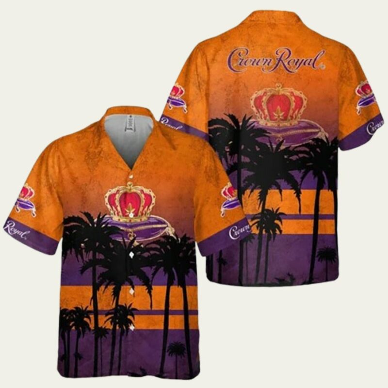 SUMMER VIBES CROWN ROYAL HAWAIIAN SHIRT