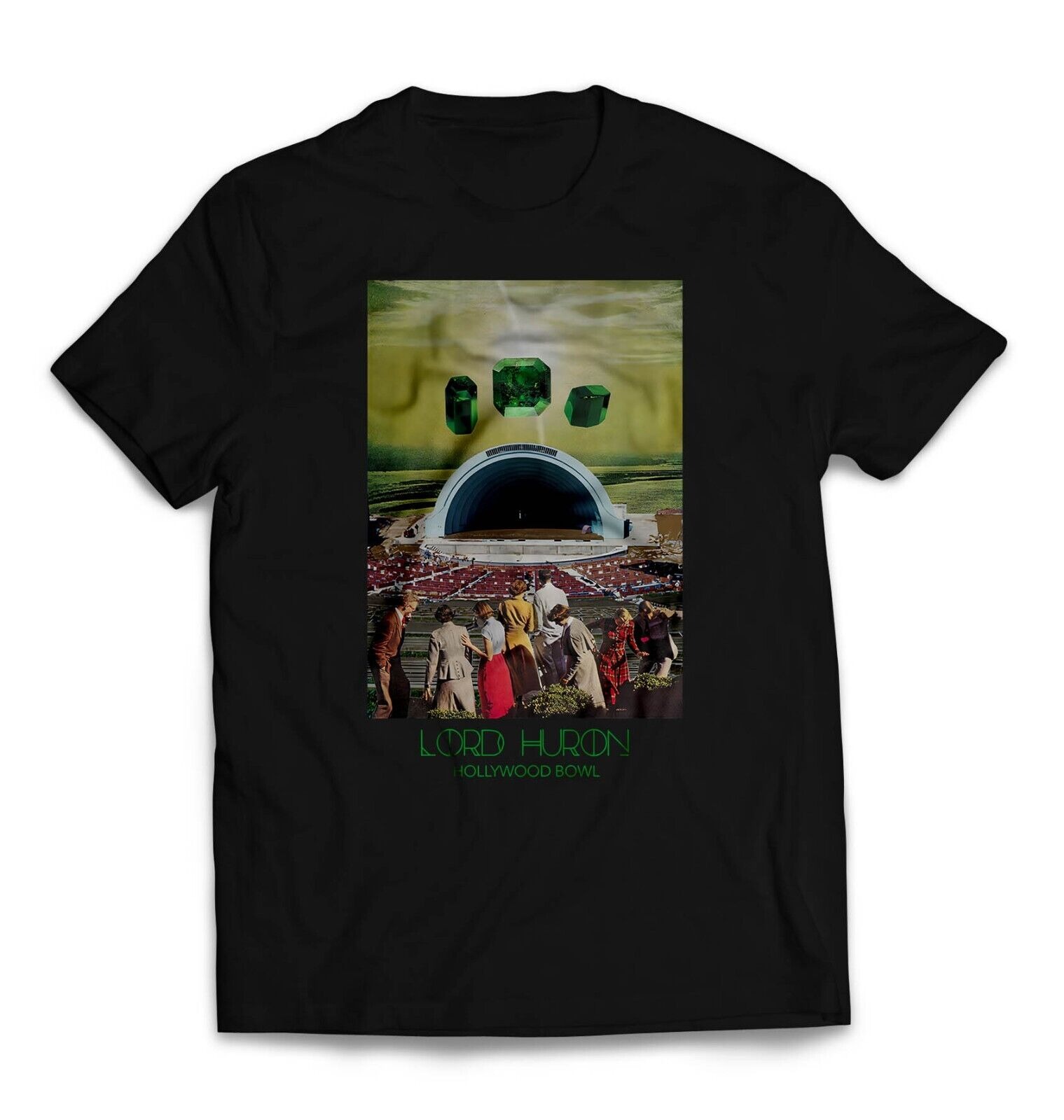 Sale!!T-Shirt lord-huron-hollywood-bowl-poster TEE Graphic