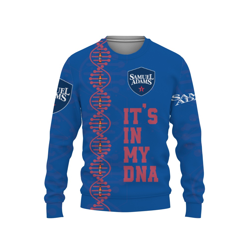 Samuel Adams Beers It's In My DNA-3D Sweatshirt