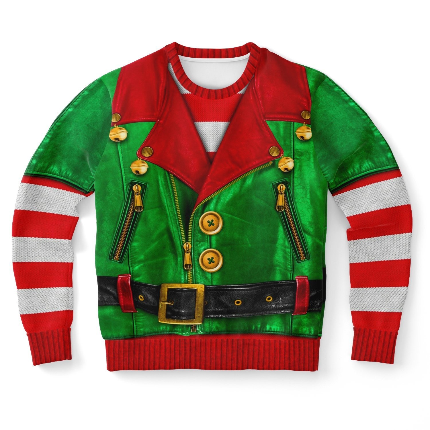 Santaâs Little Biker Help Ugly Sweater