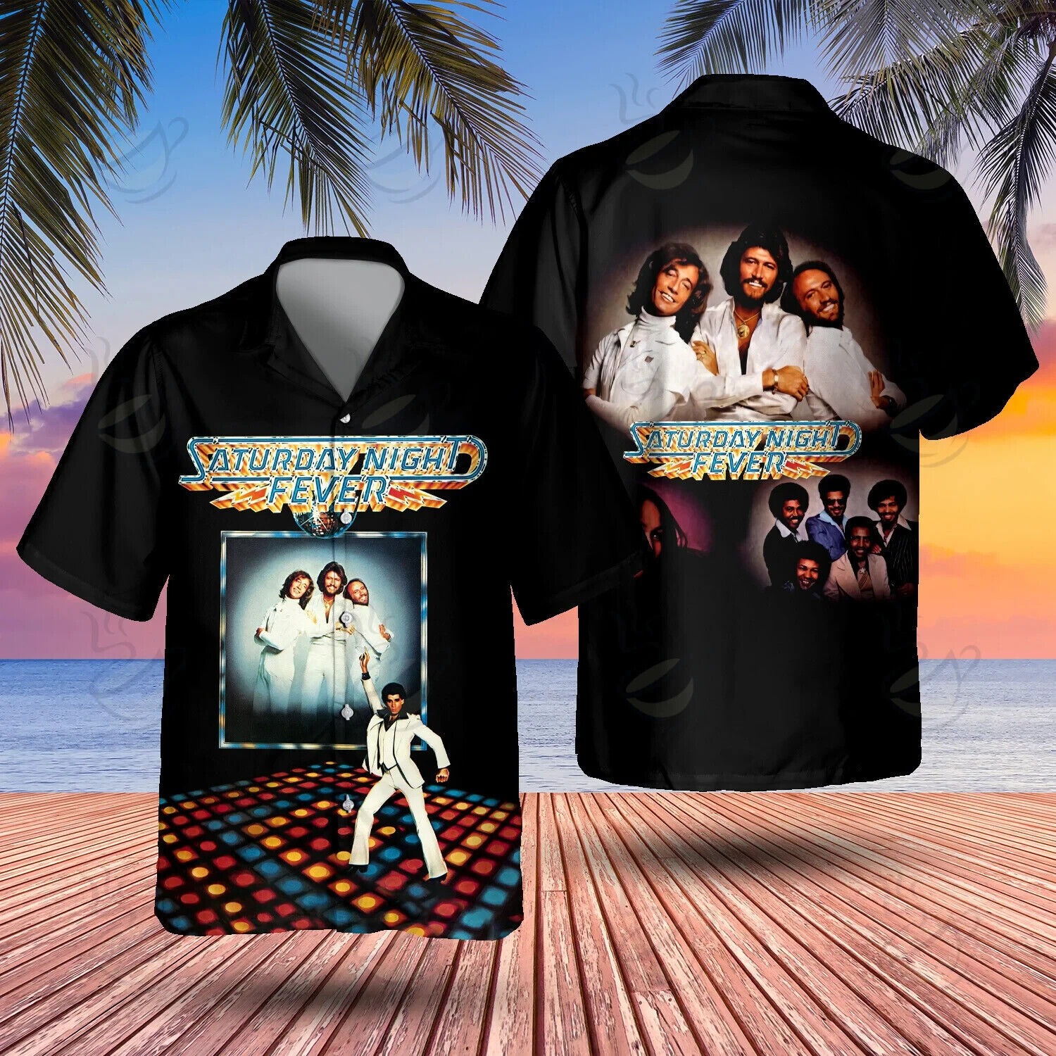 Saturday Night Fever Bee Gees Band Hawaiian Shirt, Music Lovers Shirt Size S-5XL