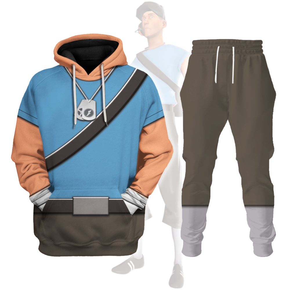 Scout Blue Team TF2 track suit 