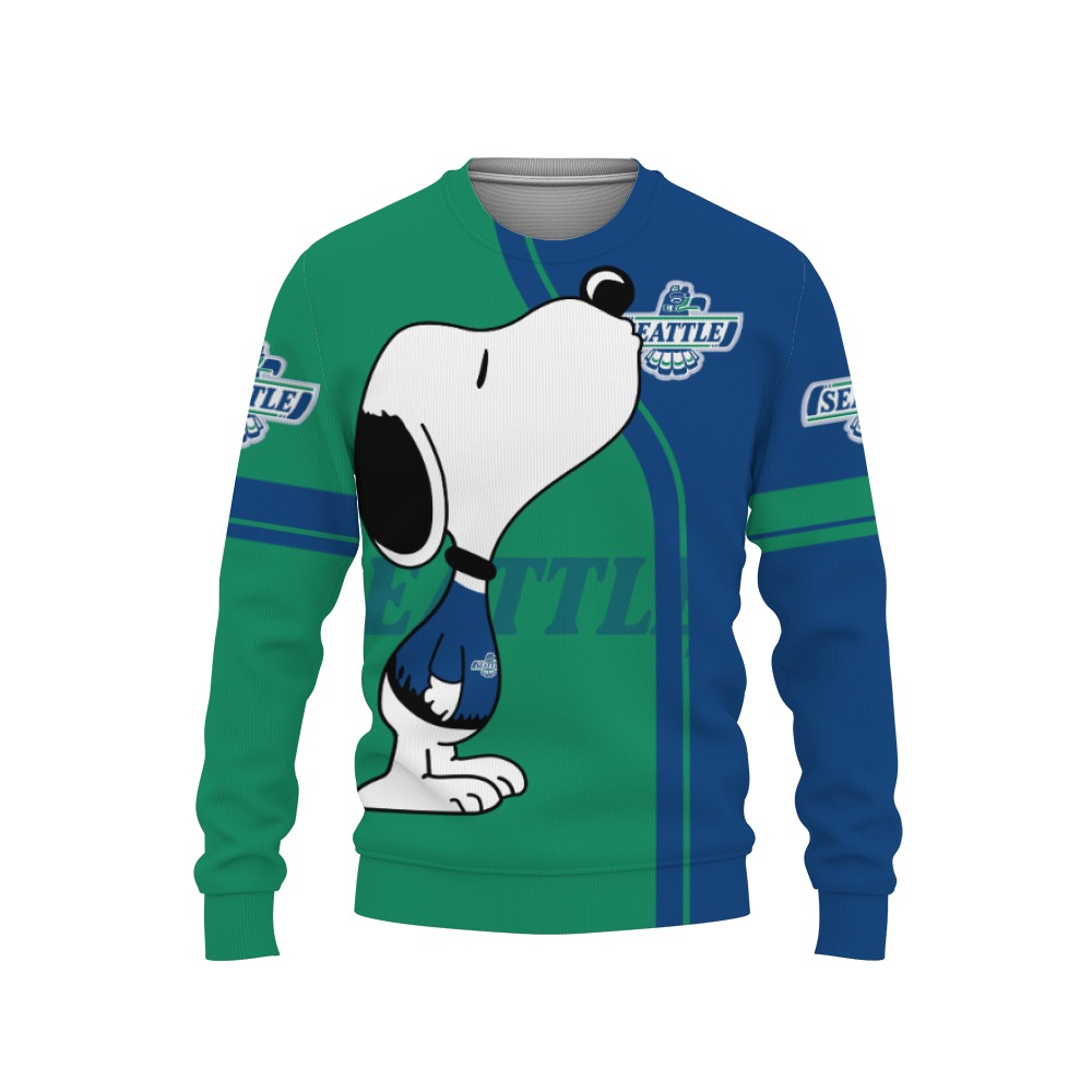 Seattle Thunderbirds Shop Champion Teamwear-3D Sweatshirt