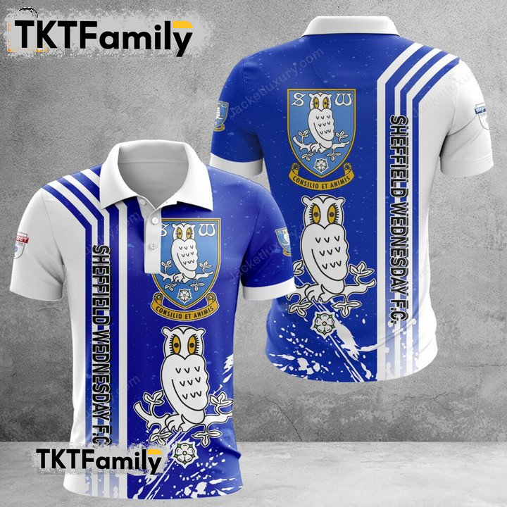 Sheffield Wednesday 3D Polo Shirt TKT Familys