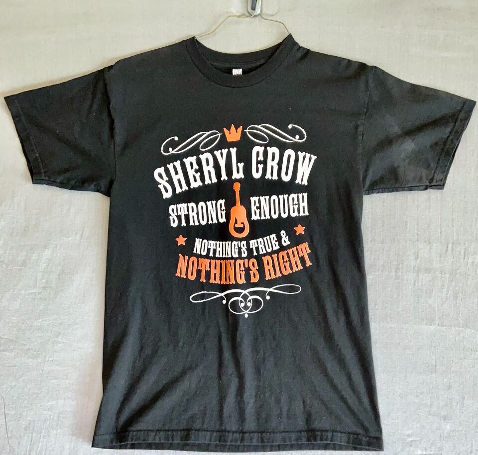 Sheryl Crow T Shirt Rock T Shirt Country Music T Shirt Mens Med Concert T Shirt